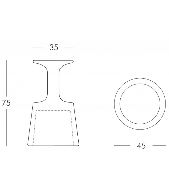 Versandfertig - Drink Slide Hocker