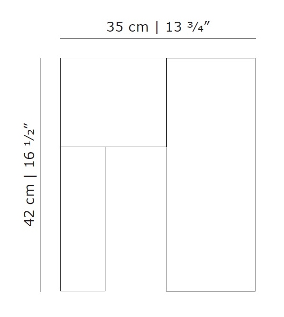 Triangle Karakter Beistelltisch/Hocker