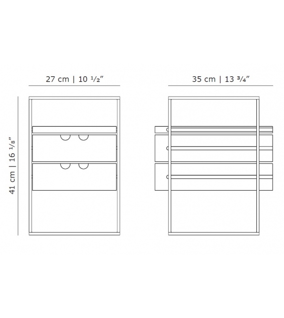 Prêt pour l'expédition - Cache Cassina/Karakter Organisateur de Bureau