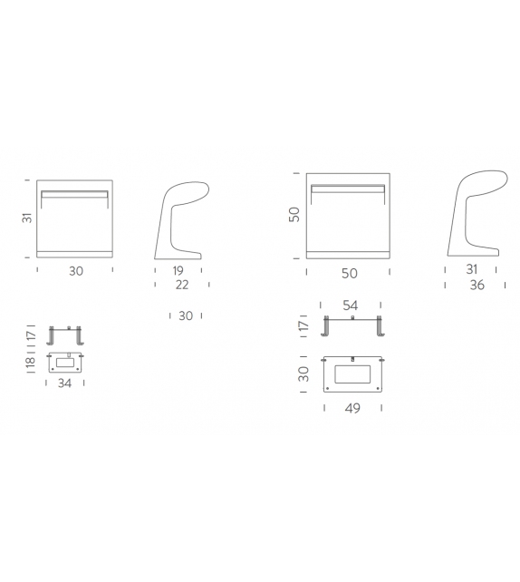 Born Béton Nemo Lámpara Outdoor