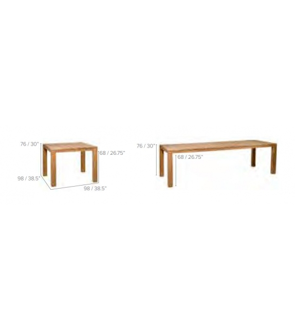 Kos Teak Tribù Table