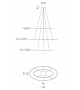 Ellisse Triple Nemo Lámpara De Suspensión