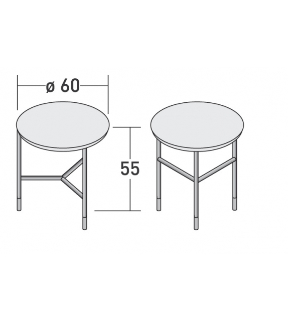 Ready for shipping - Iko Flou Side Table