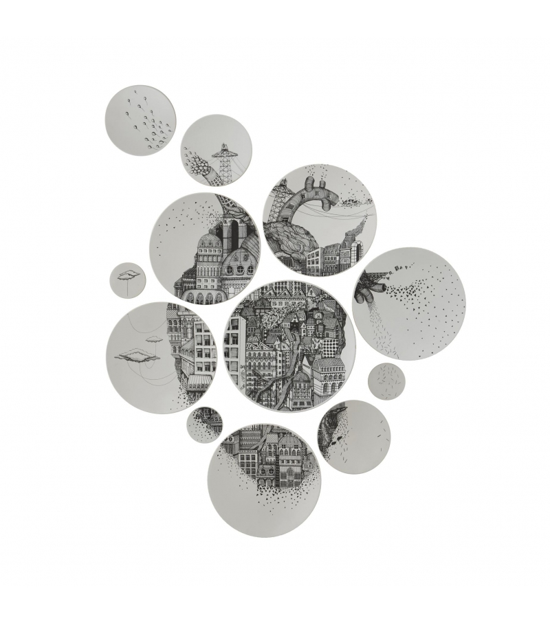 Au Coeur De La Ville Ligne Roset Decorazione da Parete