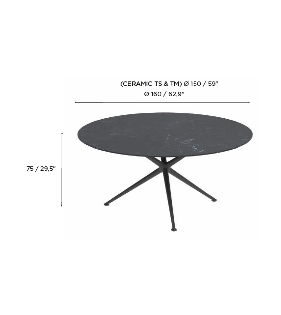 Exes Royal Botania Table Ronde