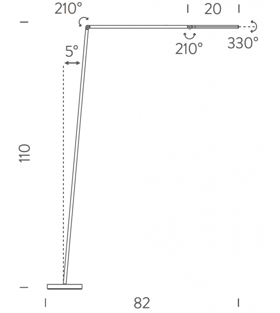 Untitled Reading Cone Nemo Floor Lamp