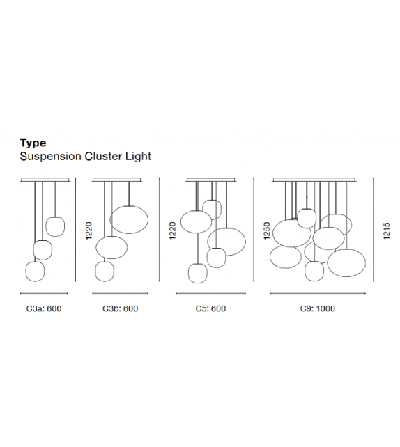 Filigrana Light Cluster Established & Sons Pendelleuchte
