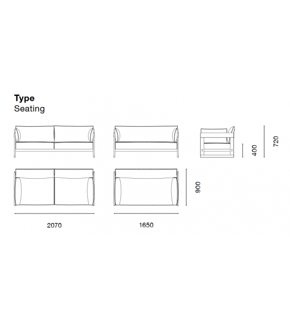 Cassette Established & Sons Sofa