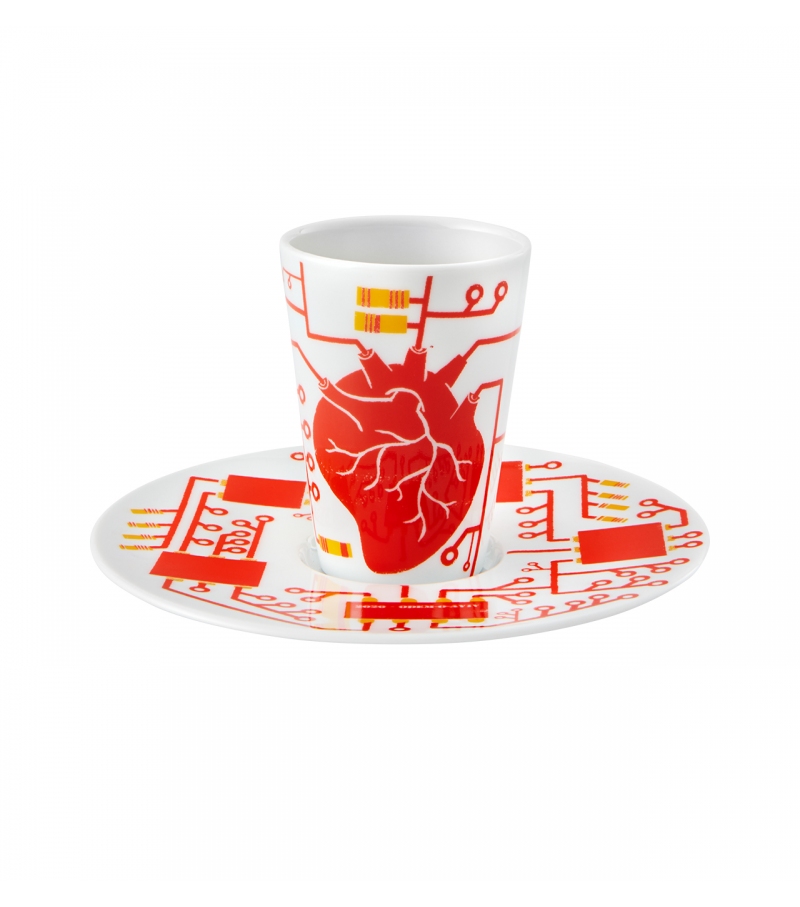 Bode Inspiratório Vista Alegre Coffee Cup with Saucer XII