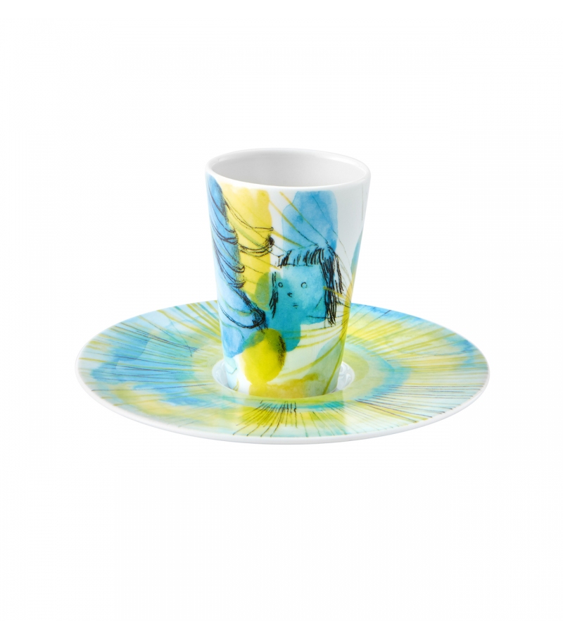 Bode Inspiratório Vista Alegre Kaffeetasse mit Untertasse XVI