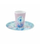 Bode Inspiratório Vista Alegre Tasse à Café avec Soucoupe XIX