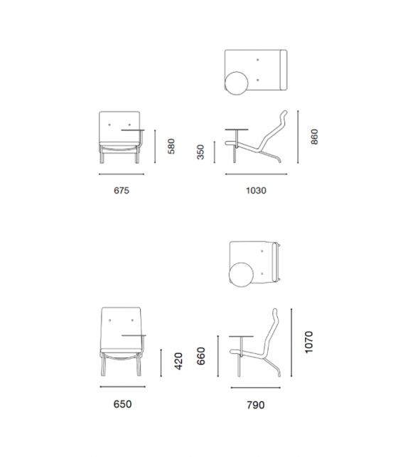 Established & Sons Lounge Chair Lucio
