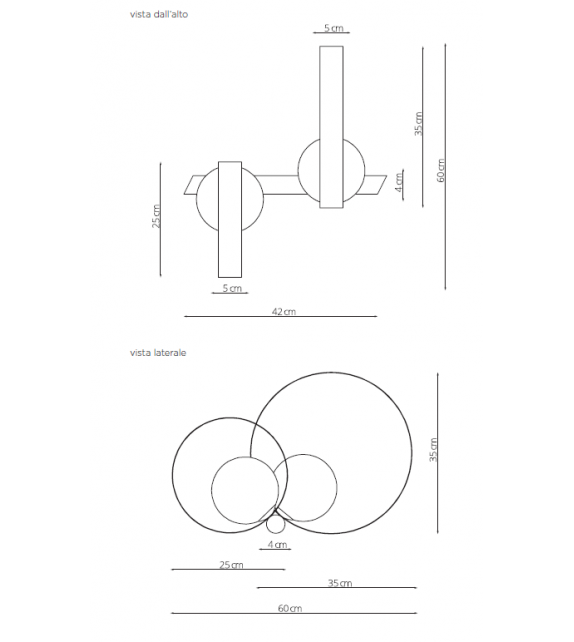 Bubble Duo DT Riflessi Tischleuchte
