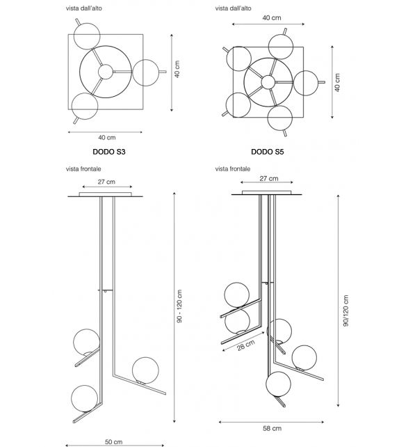 Dodo S Riflessi Lámpara de Suspensión