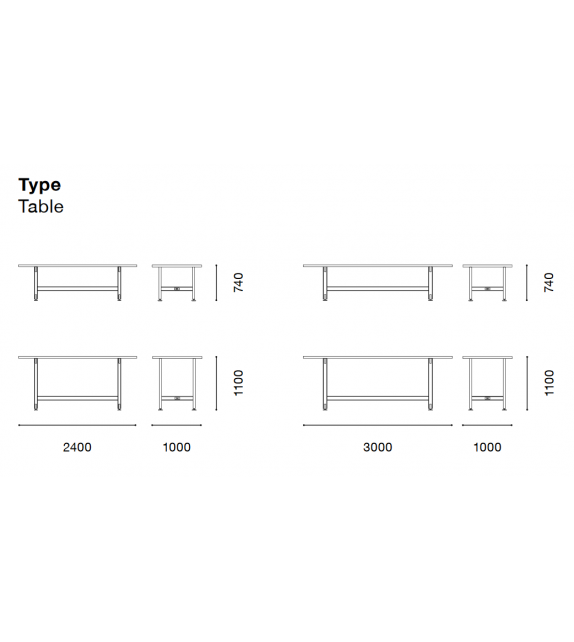 Beam Table Established & Sons Table