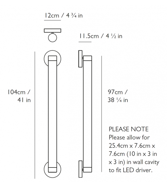Tube Lee Broom Hängeleuchte