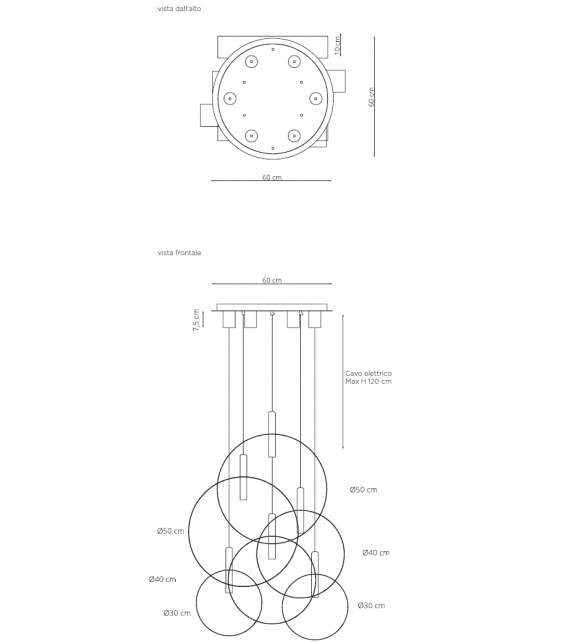 Led Loop S6 Riflessi Hängeleuchte