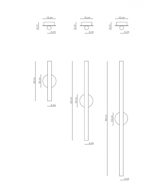 Stilo A Riflessi Lámpara de Pared