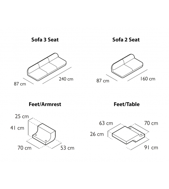 White Street Lee Broom Sofa