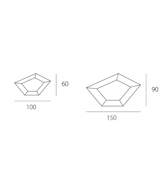 City Life Riflessi Specchio con Cornice Verniciata
