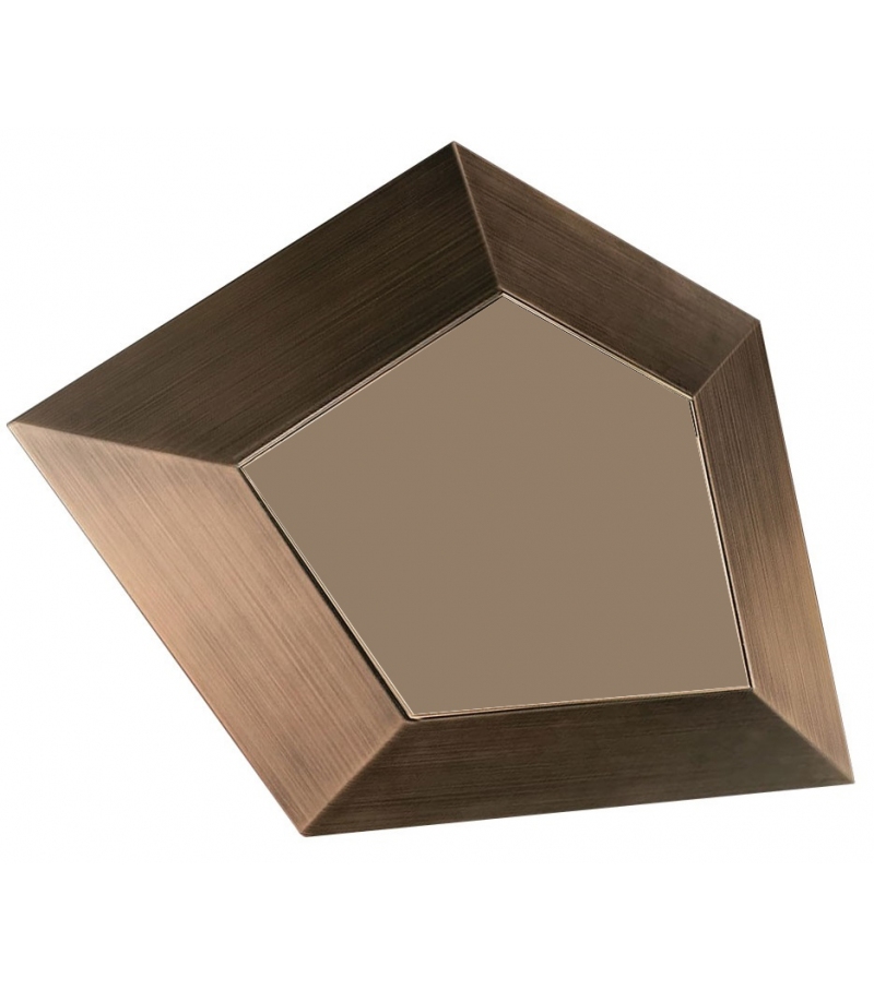 City Life Riflessi Specchio con Cornice Verniciata