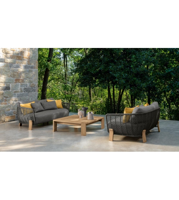 Sofa Love Seat Argo Wood Talenti