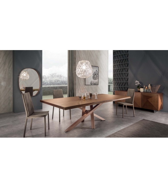 Shangai Bois Table Riflessi