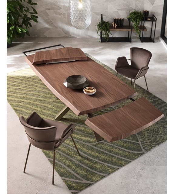 Shangai Bois Table Riflessi