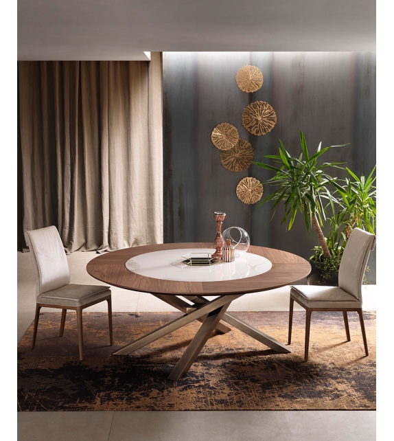 Shangai Wood-Ceramic Riflessi Table