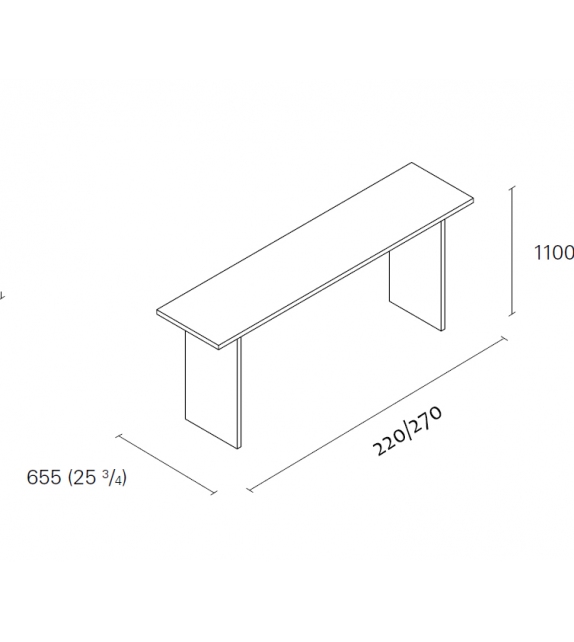 TA24 Ashida Table E15 Table Haute