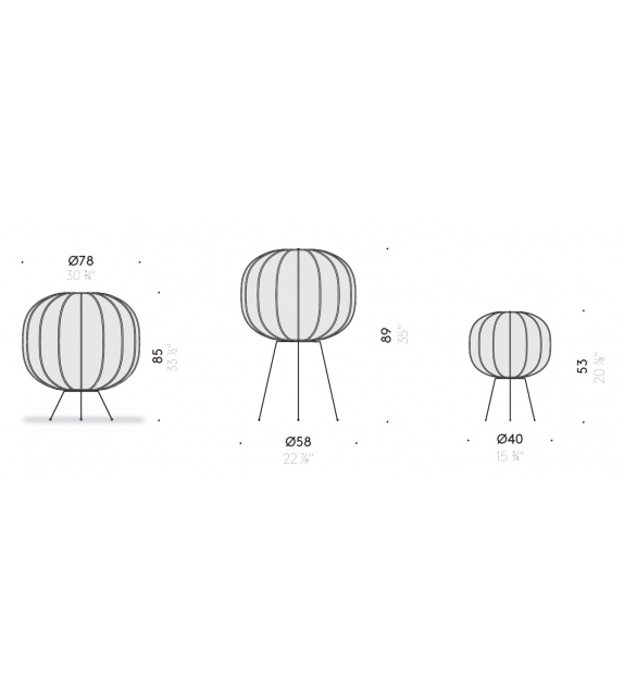 Bombori DePadova Lampada da Terra