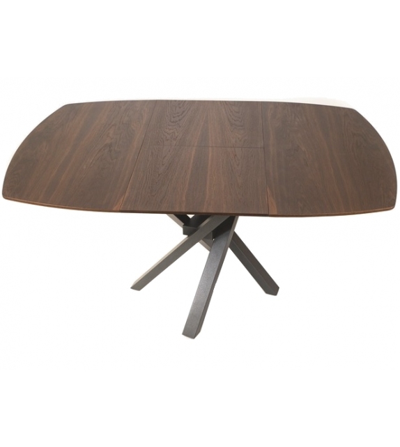 Round Madera Riflessi Mesa