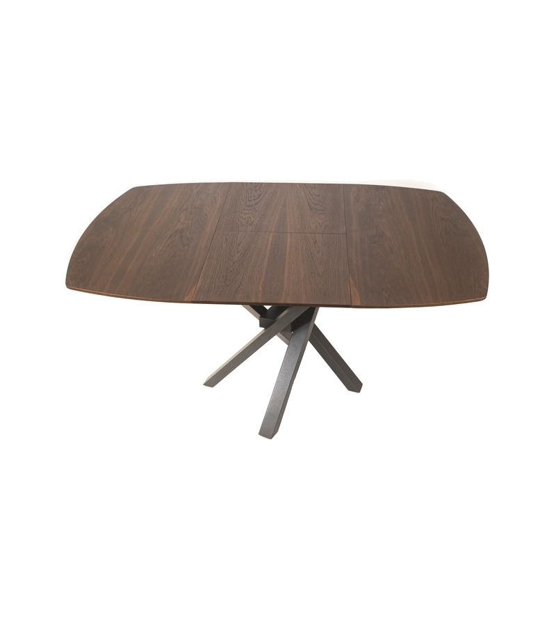 Round Wood Riflessi Table