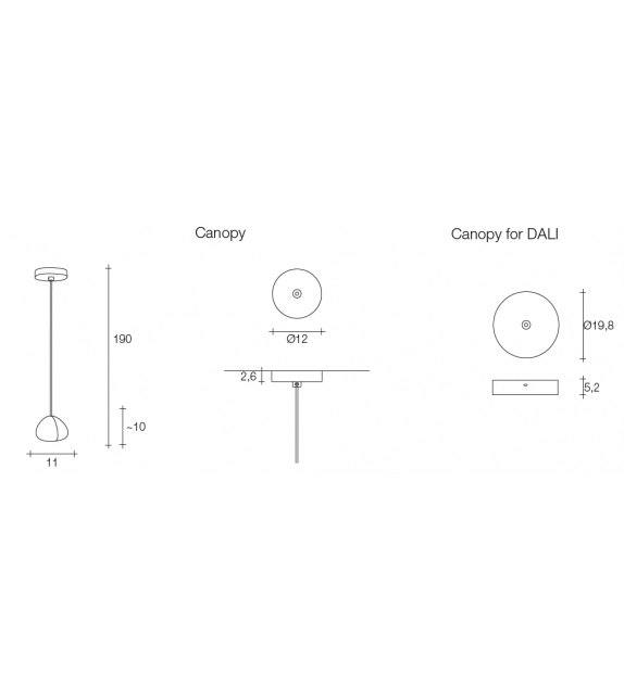 Mizu Canopy Terzani Pendant Lamp