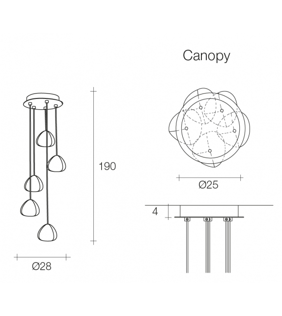 Mizu 5 Terzani Pendant Lamp