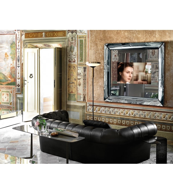 Caadre Tv Fiam Mirror with Builtin TV Frame Milia Shop