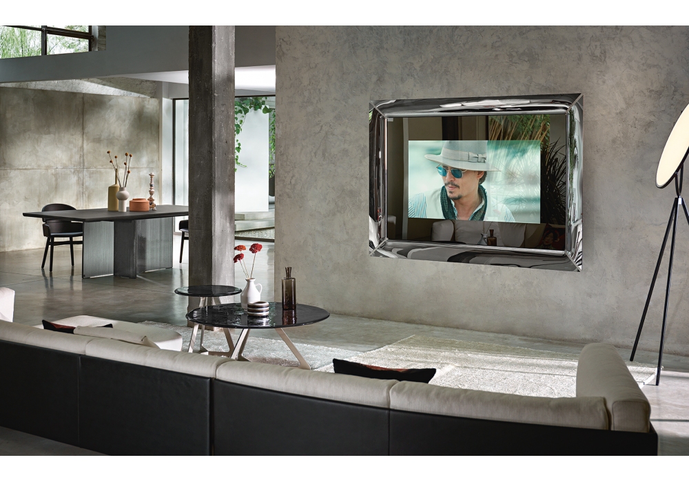 Caadre Tv Fiam Mirror with Builtin TV Frame Milia Shop