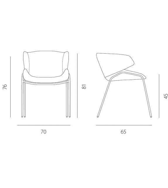 Nova Comfort Riflessi Small Armchair
