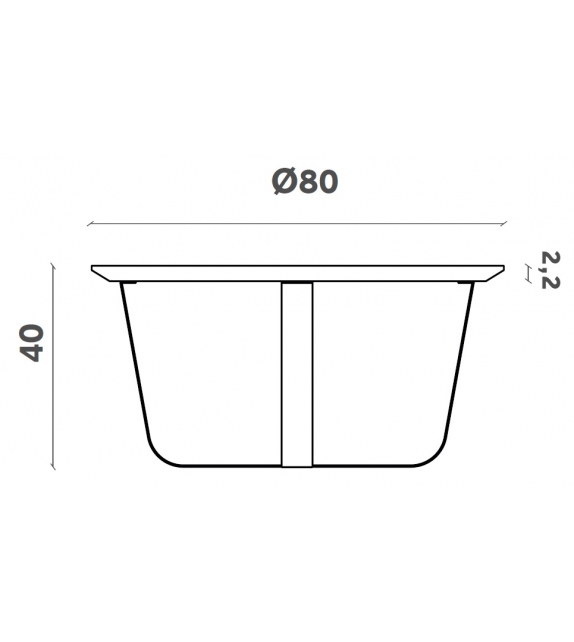 Bino Wood Miniforms Couchtisch