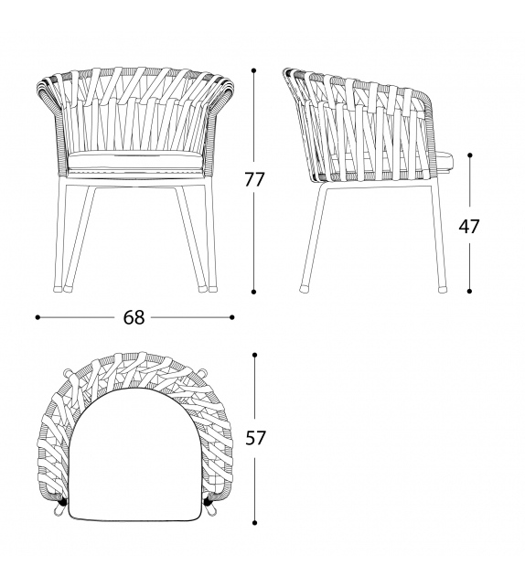 Emma Cross Varaschin Small Armchair