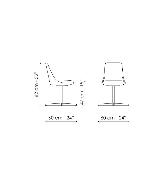 Itala Office Bonaldo Chaise