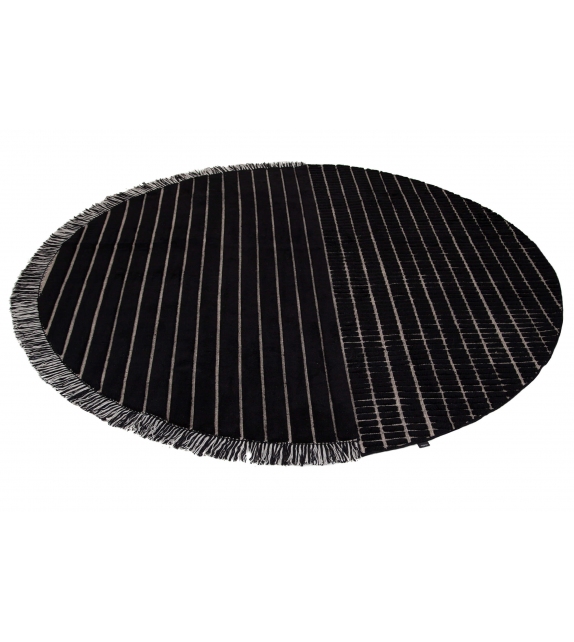 RD Grid Berber Round Amini Rug