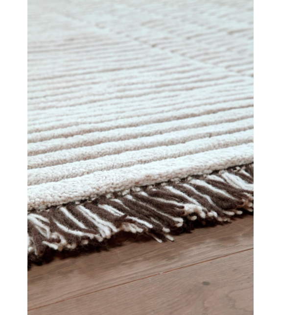 RD Grid Berber Round Amini Rug