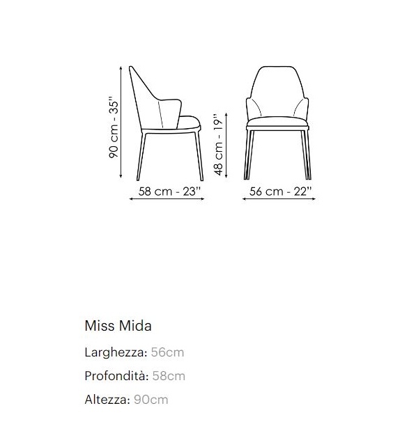 Miss Mida Bonaldo Stuhl