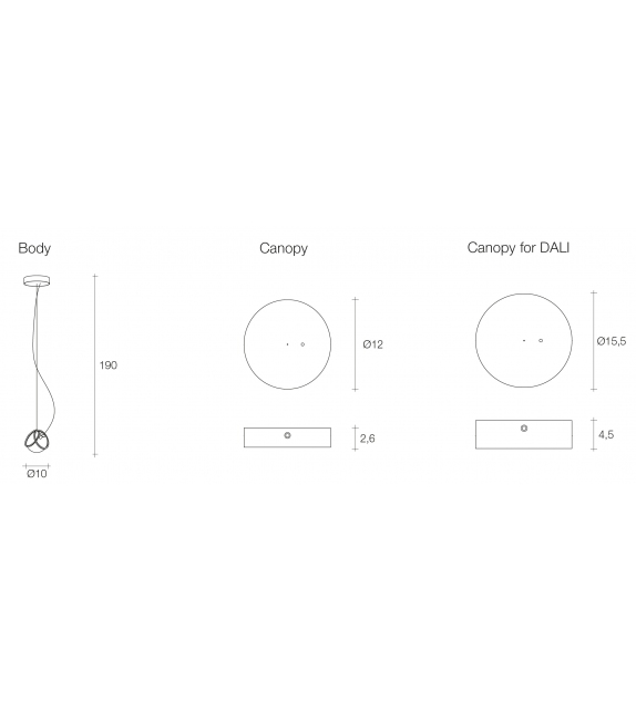 Pug Terzani Lámpara de Suspensión