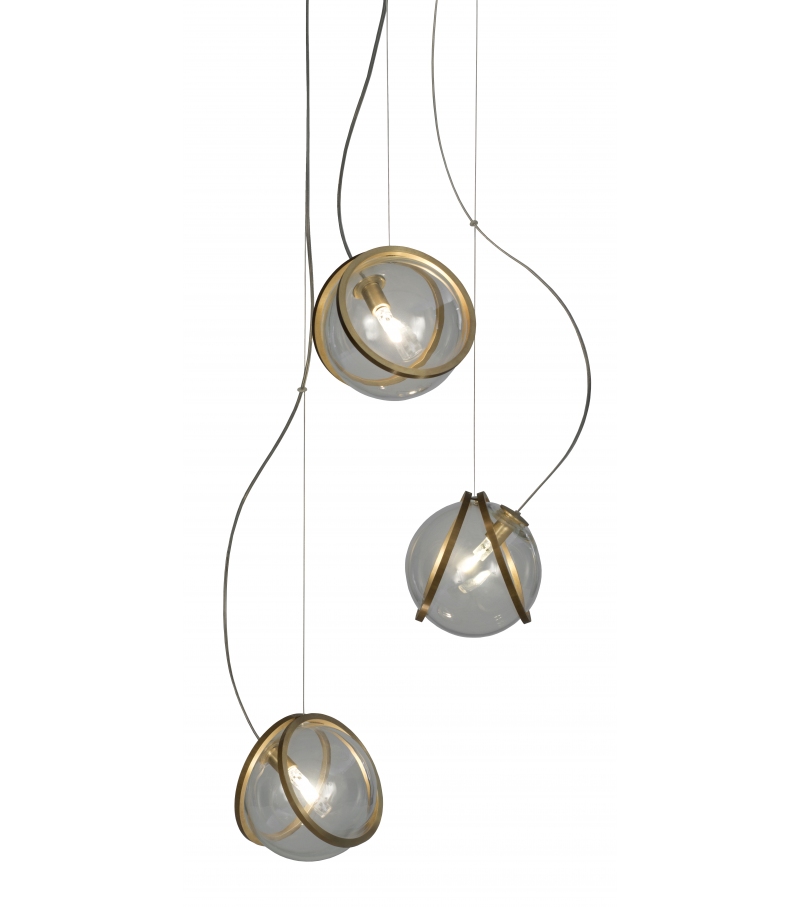 Pug 3 Light Terzani Pendant Lamp