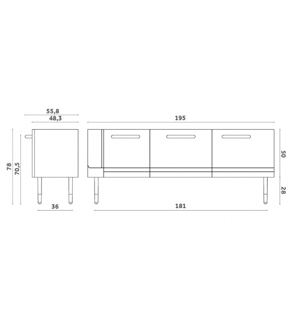Dalila Miniforms Sideboard