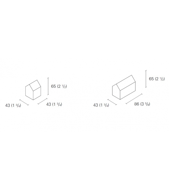 AC10 Haus E15 Presse Papier
