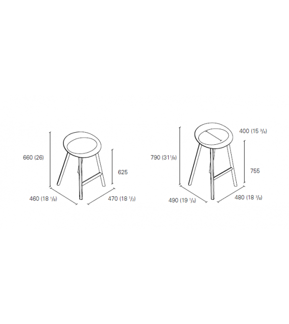 ST10 Jean E15 Tabouret