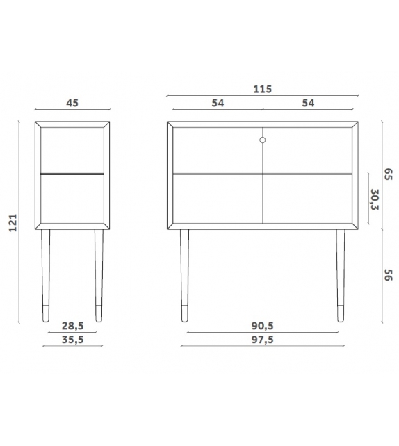 Juno Miniforms Sideboard